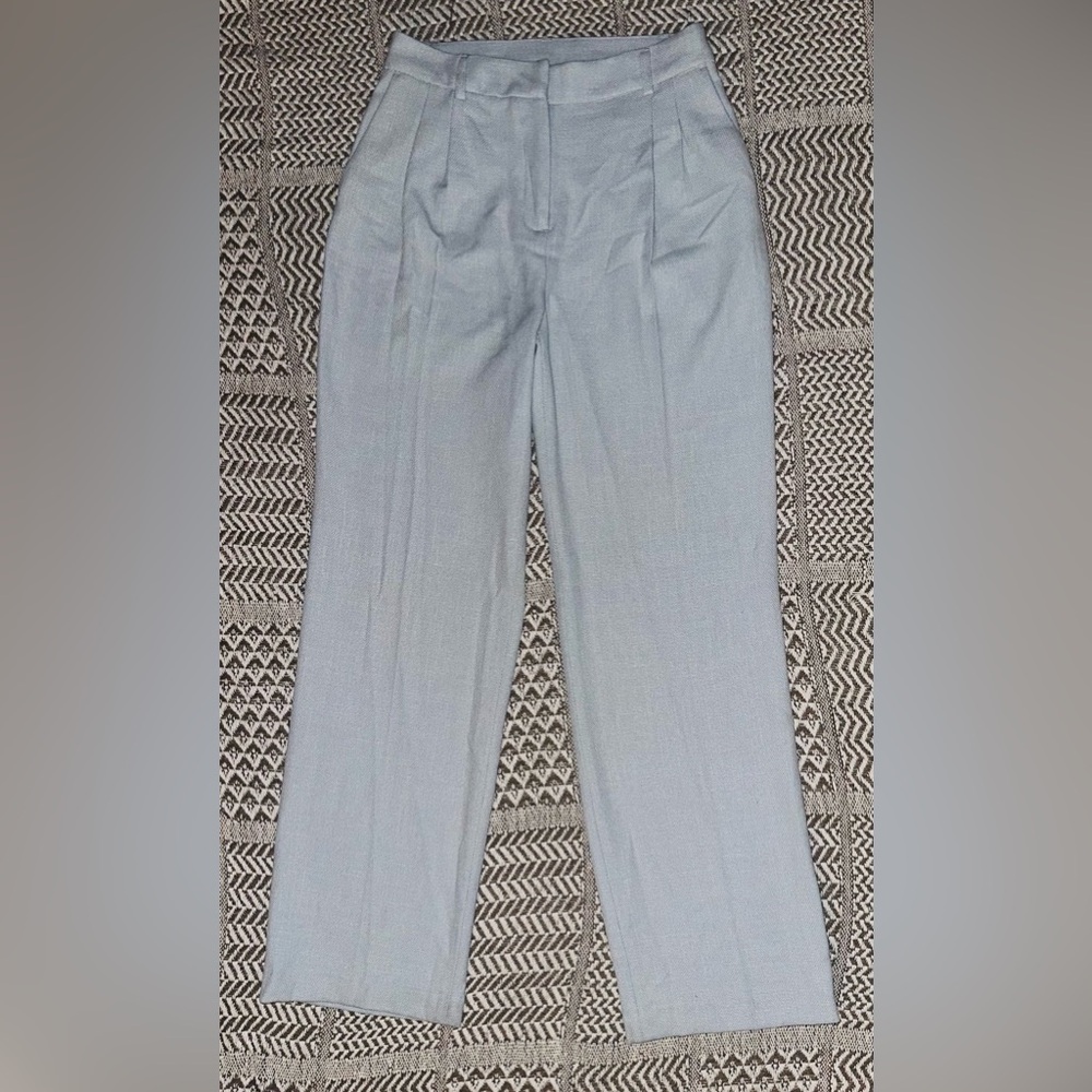 House of Harlow 1960 light blue tweed pleated pants, size 4 NWOT